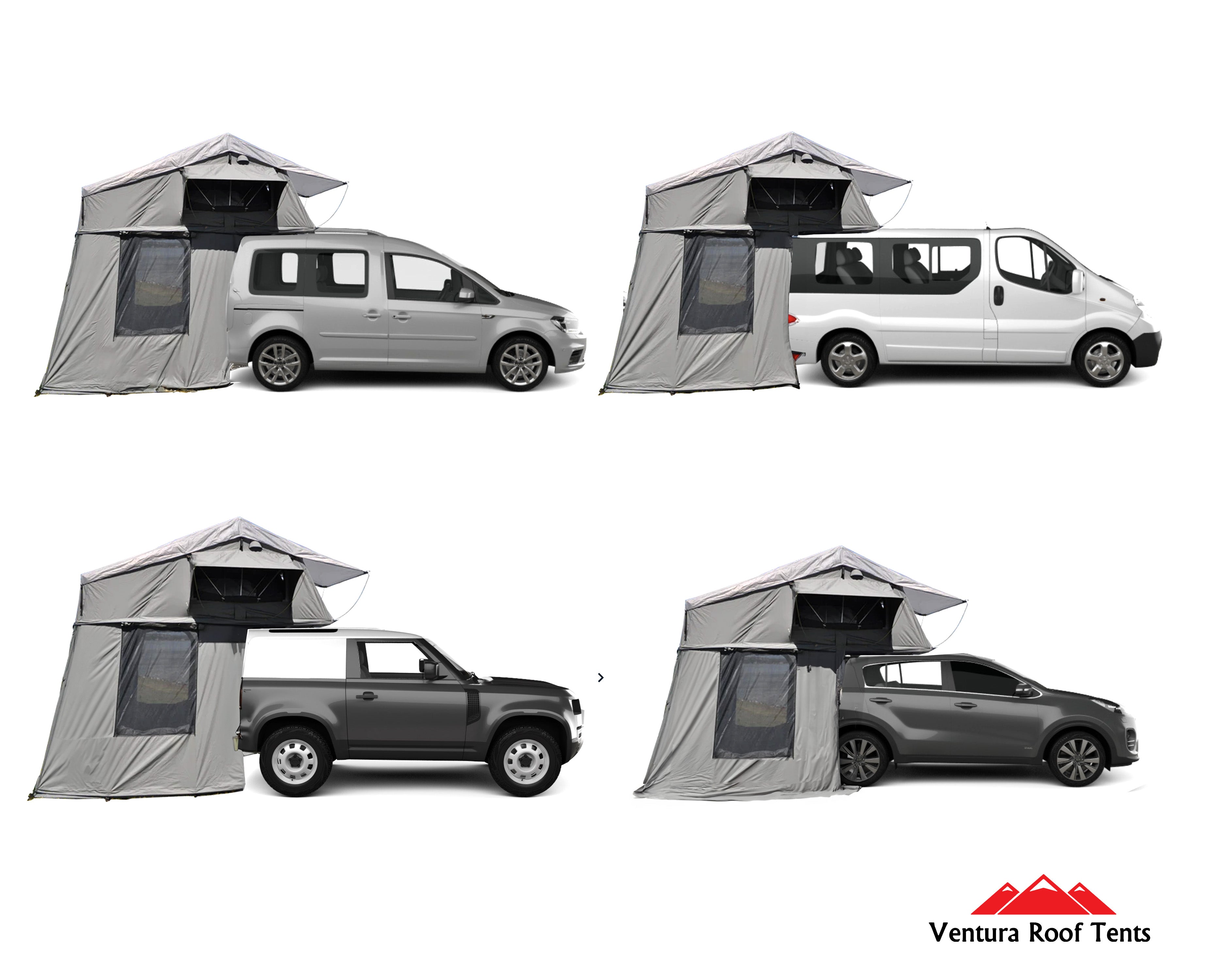 Extended Ventura Deluxe 1.4 Roof Top Tent + Annex