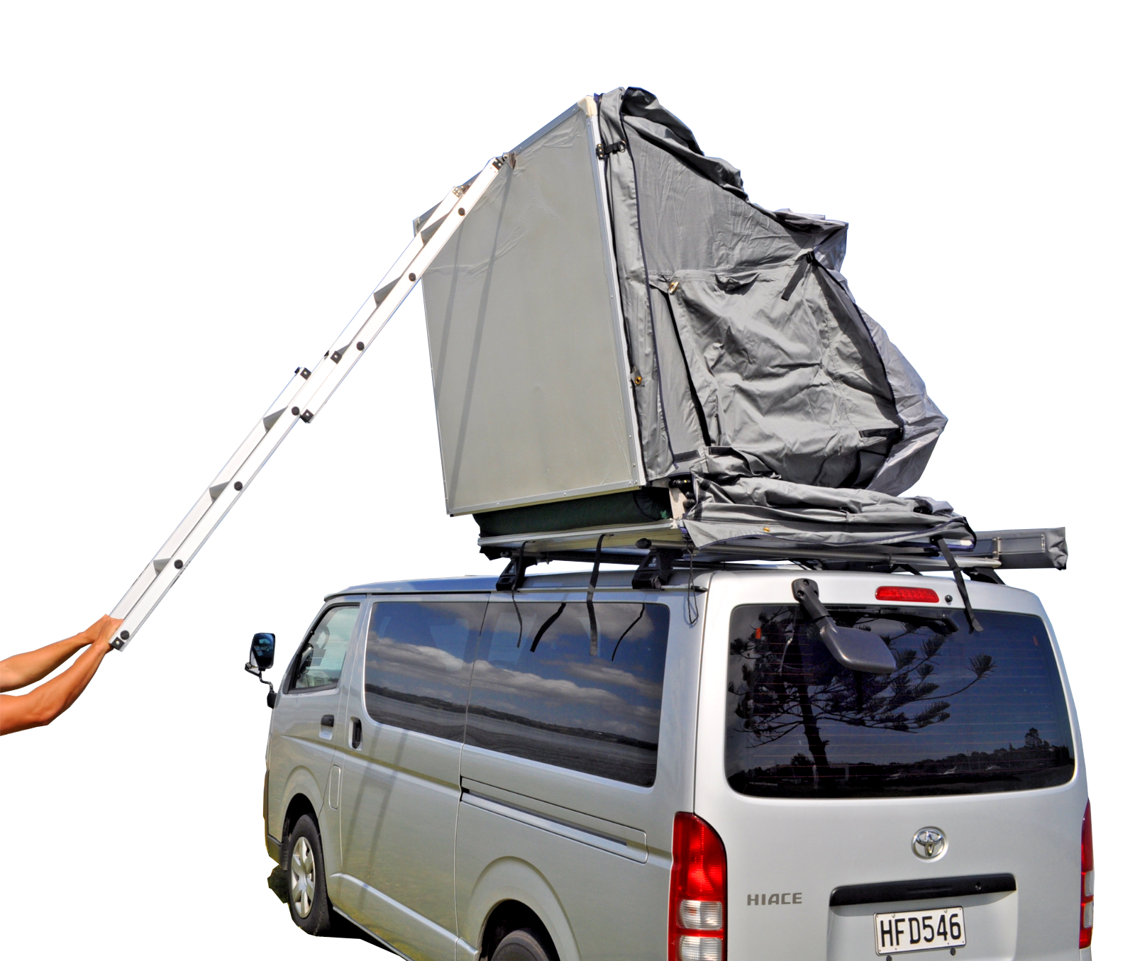 Extended Ventura Deluxe 1.4 Roof Top Tent + Annex