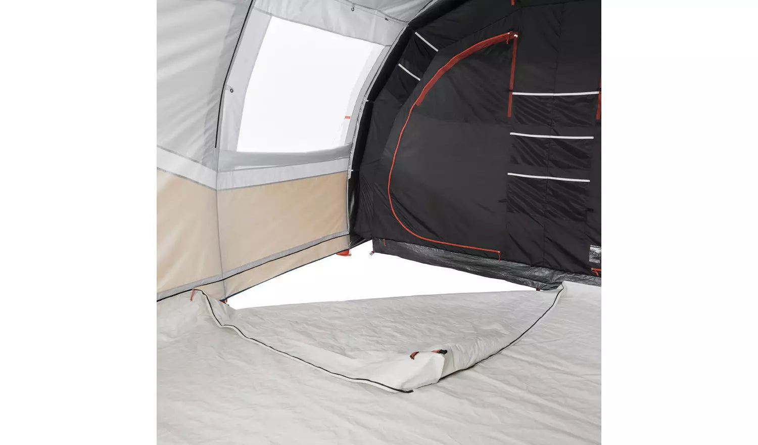 6 People - 3 Rooms Inflatable Camping Tent 6.3 F&B