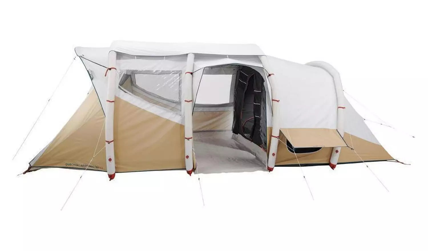 6 People - 3 Rooms Inflatable Camping Tent 6.3 F&B