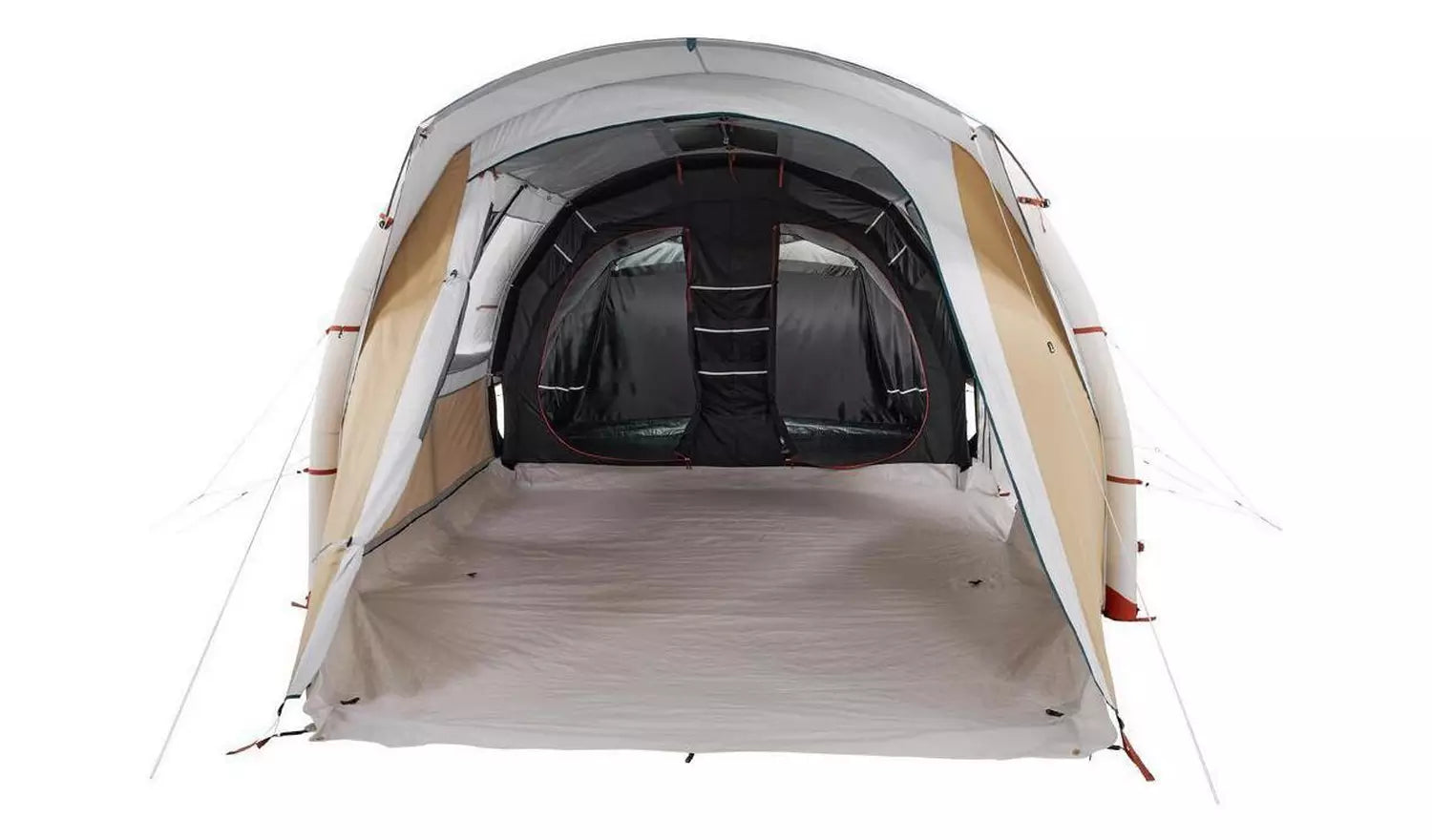 6 People - 3 Rooms Inflatable Camping Tent 6.3 F&B