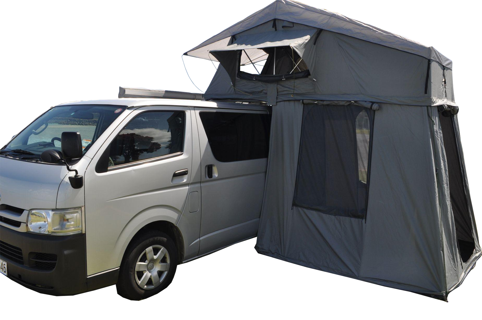 Extended Ventura Deluxe 1.4 Roof Top Tent + Annex
