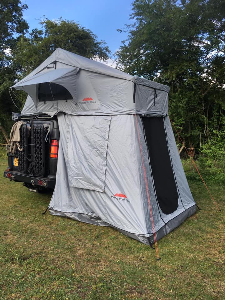 Extended Ventura Deluxe 1.4 Roof Top Tent + Annex